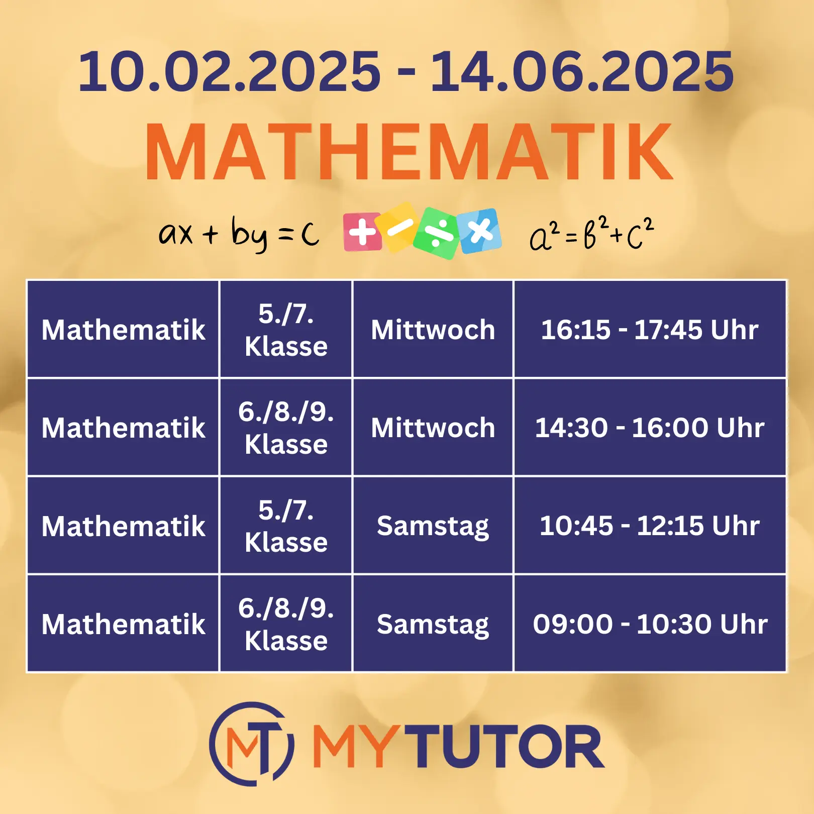 mytutor-mathematikkurs-startdatum